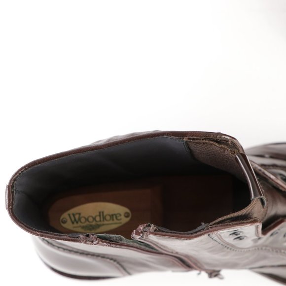 Mezlan Mercato Cordovan Leather Dress Boots Brown main image 6